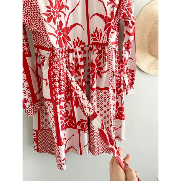 Anthropologie Maeve Printmaker Poplin Shirtdress Sz XS Bohemian - Picture 12 of 12